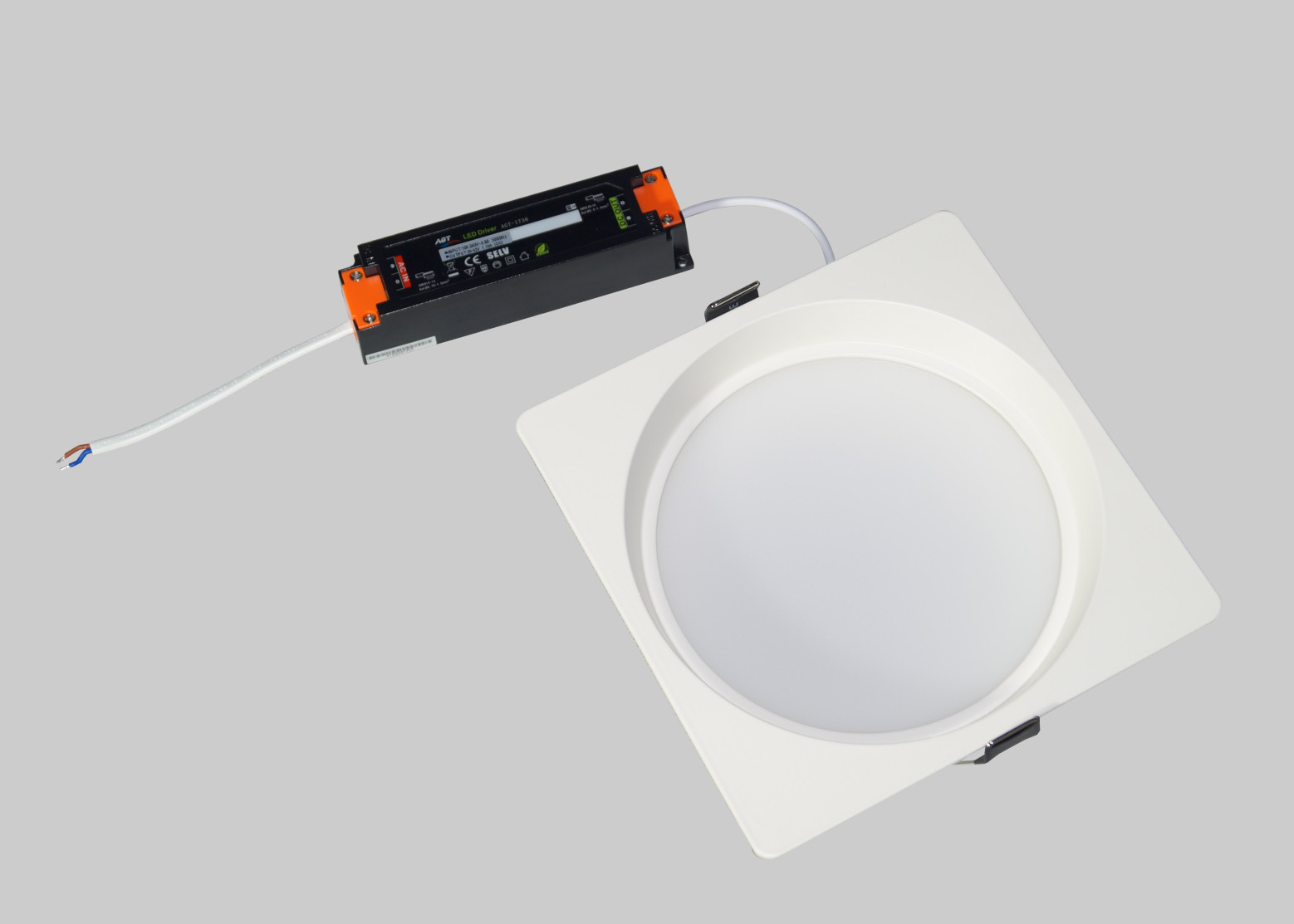 12 Watt Exterior Recessed LED Downlight , 50000 Hours LED Emergency Downlight