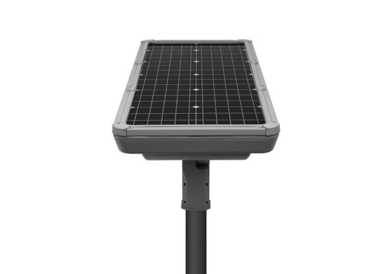 6500K 190 Lm/W 60W IP66 Integrated Intelligent Solar LED Street Light 6 Hours Charge Time
