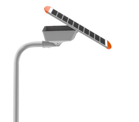 210 Lm/W 80W IP66 Integrated Intelligent Solar LED Street Light TUV CB CE SAA Approved Solar Lighting All In One Solar Powered LED Street Light Solar LED Parking Lot Light
